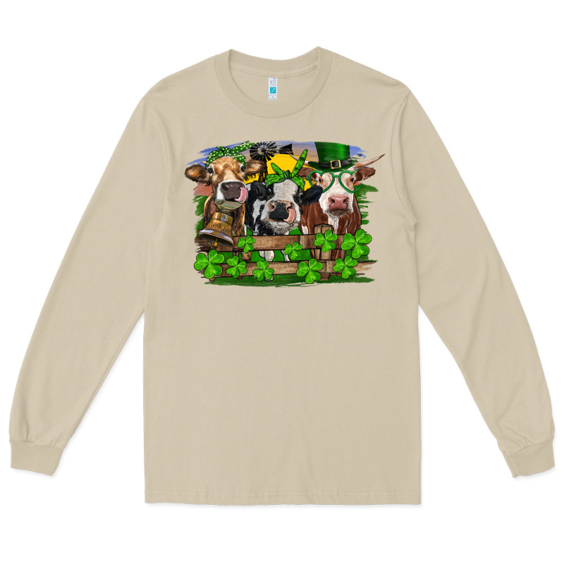St Patricks Day Heifers Long Sleeve Tee by RanaPortraitStore | Teevron