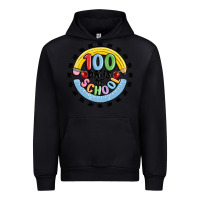Black 100 days of school Urban Hoodie - MaliasSmallBusiness