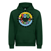 Forest Green 100 days of school Urban Hoodie - MaliasSmallBusiness