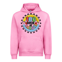 Fuchsia Pink 100 days of school Urban Hoodie - MaliasSmallBusiness