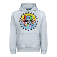 Heather Grey 100 days of school Urban Hoodie - MaliasSmallBusiness