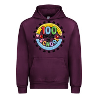 Mauve Wine 100 days of school Urban Hoodie - MaliasSmallBusiness