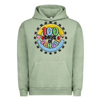 Pigment Oil Green 100 days of school Urban Hoodie - MaliasSmallBusiness