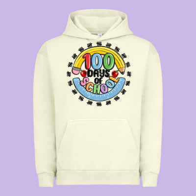 100 Days Of School Urban Hoodie Designed By Maliassmallbusiness