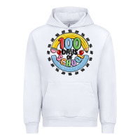 White 100 days of school Urban Hoodie - MaliasSmallBusiness