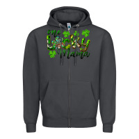 Smoke st. patrick's day one lucky mama Zipper Hoodie - RanaPortraitStore