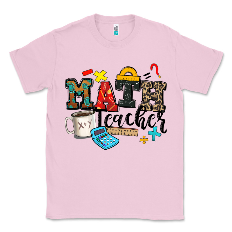 Math Teacher Classic Tee by Zillion Design Studio | Teevron
