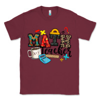 Burgundy math teacher Classic Tee - Zillion Design Studio