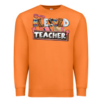 Carrot blessed teacher Premium Sweatshirt - AdoDesignShop