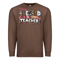 Chestnut blessed teacher Premium Sweatshirt - AdoDesignShop