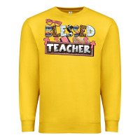 Lemon blessed teacher Premium Sweatshirt - AdoDesignShop