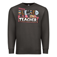 Smoke blessed teacher Premium Sweatshirt - AdoDesignShop