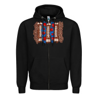 Black football brushstroke Zipper Hoodie - Zillion Design Studio