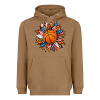 Toasted Coconut basketball sunflower Heavyweight Hoodie - HRA Design Shop