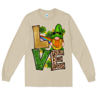 Mushroom st patricks day gnomes shamrock love Long Sleeve Tee - RanaPortraitStore