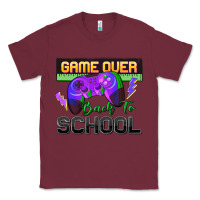 Burgundy game over back to school Classic Tee - Zillion Design Studio