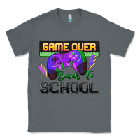 Charcoal Heather game over back to school Classic Tee - Zillion Design Studio