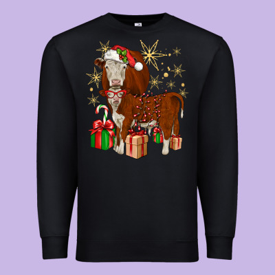 Christmas Hereford Premium Sweatshirt Designed By Jahusdesignshop