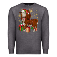 Charcoal Heather christmas hereford Premium Sweatshirt - JahusDesignShop