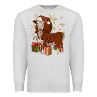Dove Grey christmas hereford Premium Sweatshirt - JahusDesignShop