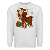 Oatmeal Heather christmas hereford Premium Sweatshirt - JahusDesignShop
