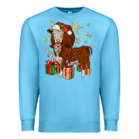 Ocean Blue christmas hereford Premium Sweatshirt - JahusDesignShop