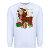 White christmas hereford Premium Sweatshirt - JahusDesignShop