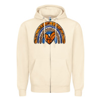 Sandshell basketball rainbow Zipper Hoodie - Zillion Design Studio