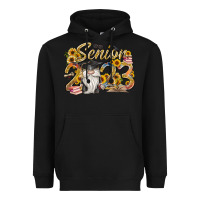 Black senior 2023 Heavyweight Hoodie - RacoonDesign
