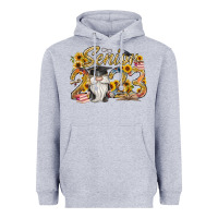Heather Grey senior 2023 Heavyweight Hoodie - RacoonDesign