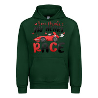 Forest Green you make my heart race valentine's day Urban Hoodie - MaliasSmallBusiness