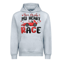 You Make My Heart Race Valentine's Day Urban Hoodie | Teevron