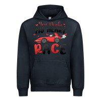 Navy you make my heart race valentine's day Urban Hoodie - MaliasSmallBusiness