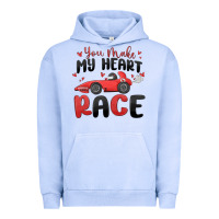 Pigment Grape Ice you make my heart race valentine's day Urban Hoodie - MaliasSmallBusiness