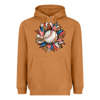 Meerkat baseball sunflower Heavyweight Hoodie - HRA Design Shop