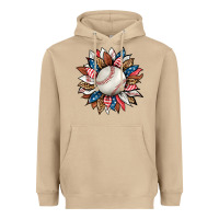 Mushroom baseball sunflower Heavyweight Hoodie - HRA Design Shop