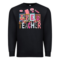 Black sped teacher Premium Sweatshirt - AdoDesignShop