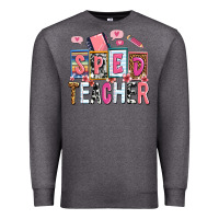 Charcoal Heather sped teacher Premium Sweatshirt - AdoDesignShop
