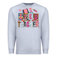 Heather Grey sped teacher Premium Sweatshirt - AdoDesignShop