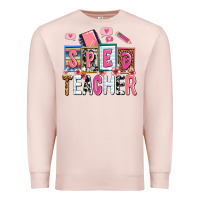 Pale Pink sped teacher Premium Sweatshirt - AdoDesignShop