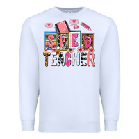 White sped teacher Premium Sweatshirt - AdoDesignShop