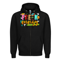 Black pre k energy Zipper Hoodie - texasbilliewilder