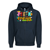 Navy pre k energy Zipper Hoodie - texasbilliewilder