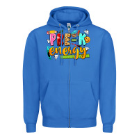 True Royal pre k energy Zipper Hoodie - texasbilliewilder