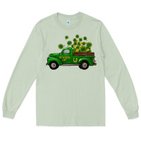 Matcha st patricks truck shamrock horseshoe gold Long Sleeve Tee - RanaPortraitStore