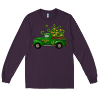 Plum st patricks truck shamrock horseshoe gold Long Sleeve Tee - RanaPortraitStore