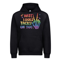 Black hate looks tacky on you pride Urban Hoodie - MaliasSmallBusiness