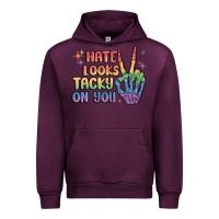 Mauve Wine hate looks tacky on you pride Urban Hoodie - MaliasSmallBusiness