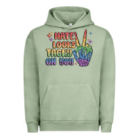 Pigment Oil Green hate looks tacky on you pride Urban Hoodie - MaliasSmallBusiness