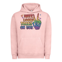 Pigment Salmon hate looks tacky on you pride Urban Hoodie - MaliasSmallBusiness